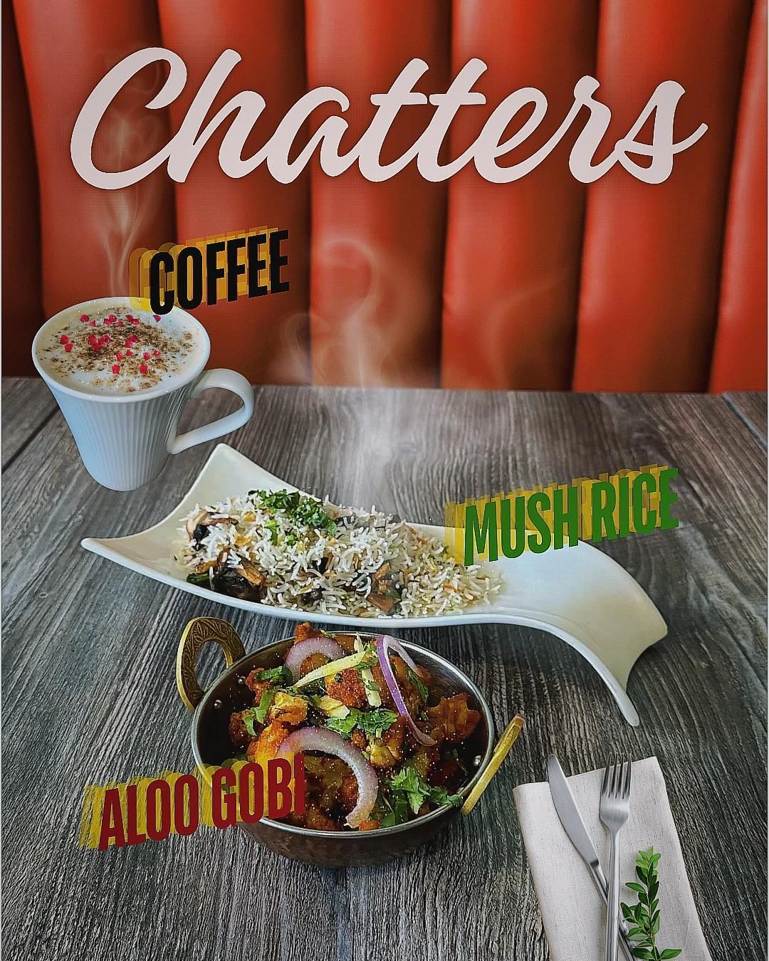 Signature dishes at Chatters Cafe Pizza and Indian Food Stony Plain
