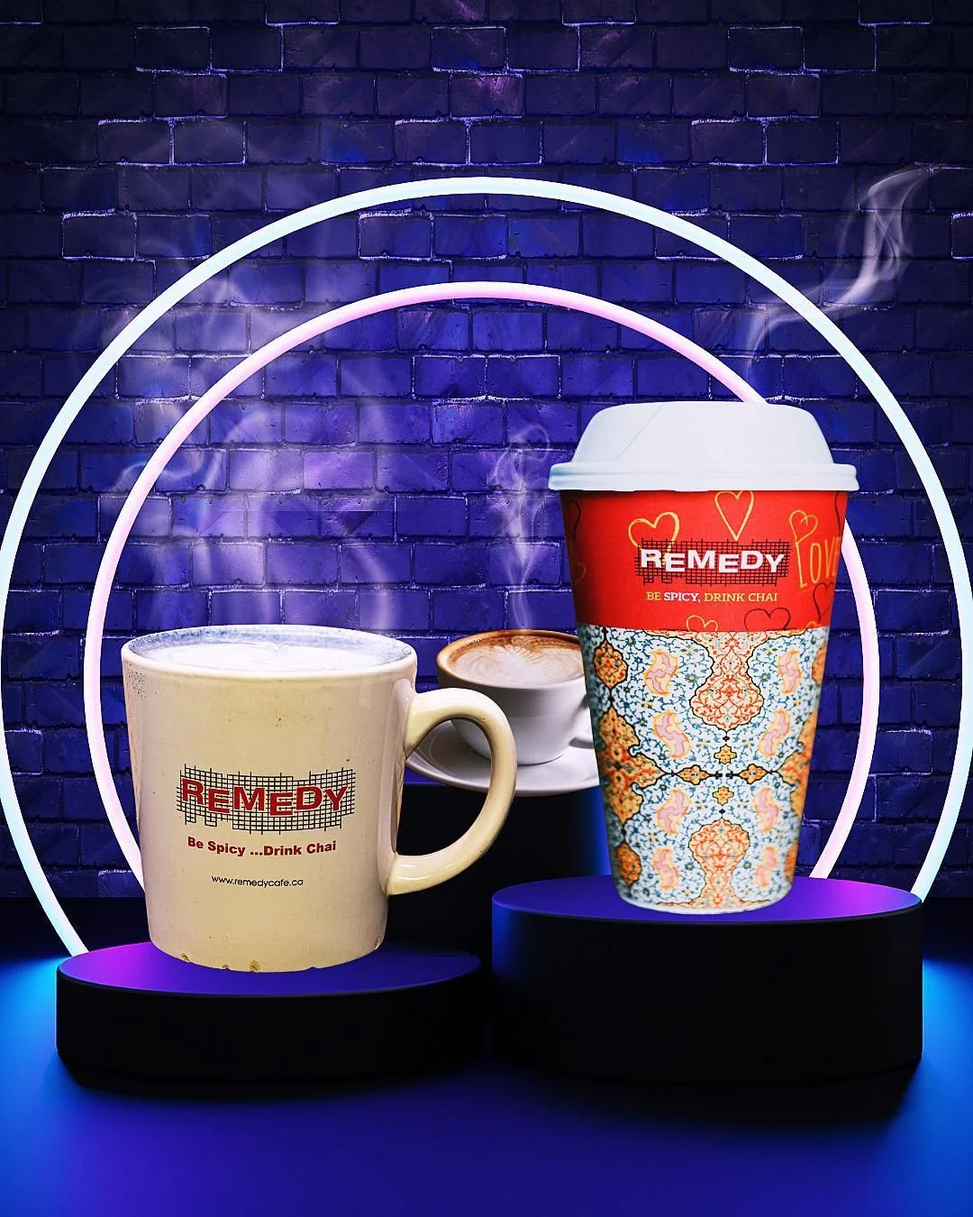 Remedy Chai Products at Chatters Cafe Stony Plain